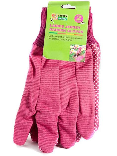 Ladies Jersey Garden Gloves 2pk Yes Only 99p Gardening Gloves