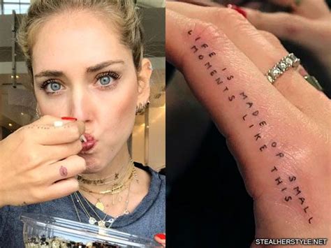 If you're looking for a tattoo that slaps link blocked. Chiara Ferragni's 26 Tattoos & Meanings | Steal Her Style