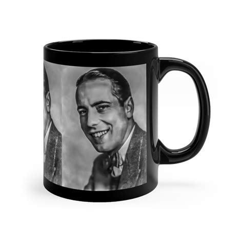 Humphrey Bogie Bogart Black Coffee Mug 11oz Home And Living Etsy
