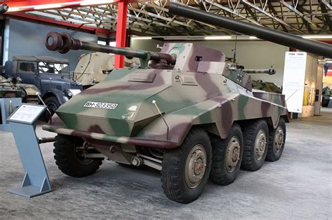 A Restored SdKfz Puma Tank Hunter With It S Pak Gun At Panzermuseum Munster Anti Tank