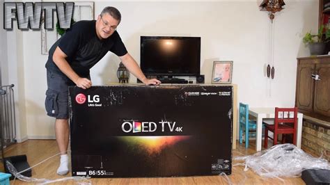 Lg super uhd and oled tvs support both hdr10 and dolby vision™, which means you see movies exactly the way filmmakers intended, while getting here's a quick overview of how to download and add apps to an lg smart tv. LG OLED55B6P OLED TV Unboxing - YouTube