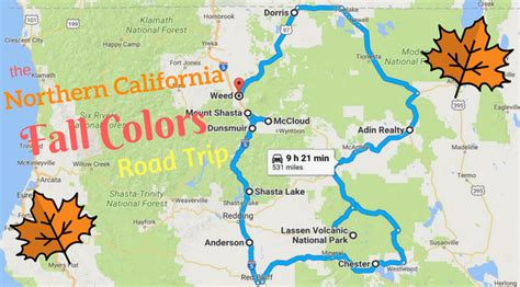 This Road Trip Takes You To The Best Fall Foliage In Northern California