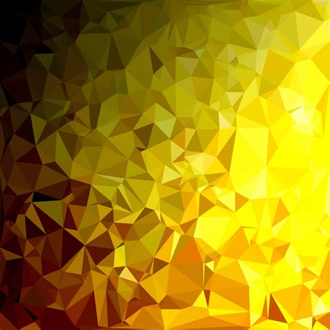 Yellow Polygonal Mosaic Background Creative Design