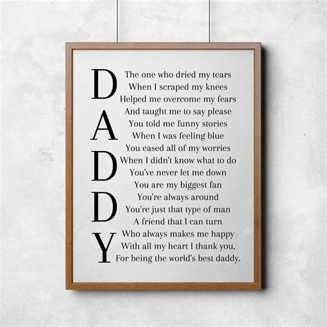 Dad Gifts Father S Day Gift My Dad Is My Hero Dad Prints