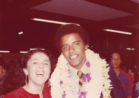Barack Obama At His High School Graduation With His Mother Pics
