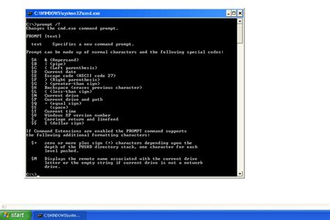 List Of Windows Xp Command Line Commands Part 2