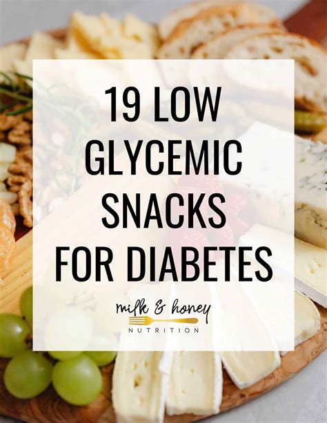 19 Low Glycemic Snacks For Diabetes Dietitian Recommended