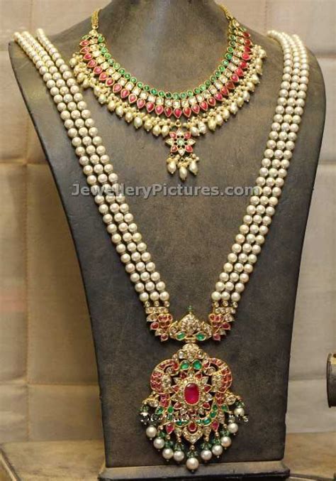 Pearls Jewellery Designs In Gold Jewellery Designs