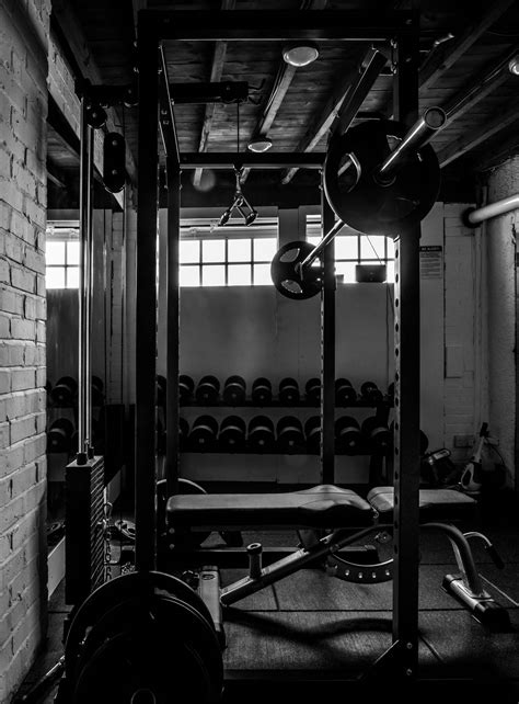 Black And White Fitness Photography