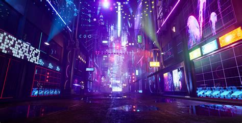 Cyberpunk City On Behance