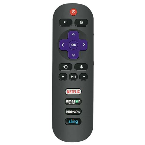 Rc280 Replacement Remote Control For Tcl Roku Tv Wnet Hbo Sling