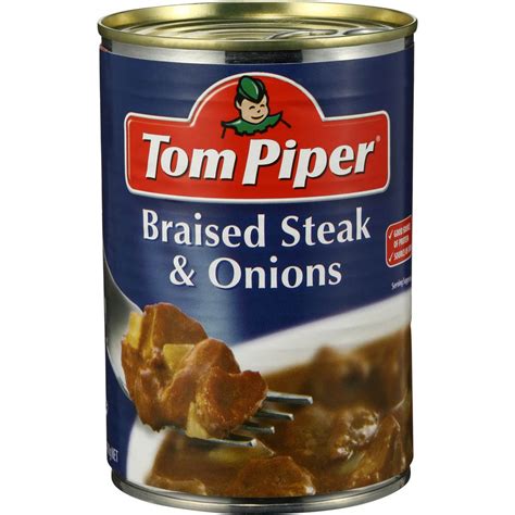 Tom Piper Beef Braised Steak & Onions 400g – The Australian Food Shop