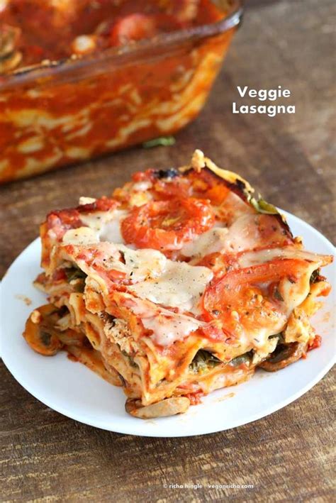 Easiest way to make recipe for vegetable lasagna with spinach and mushrooms