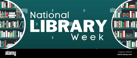 National Library Week Covers Background Stock Photo Alamy