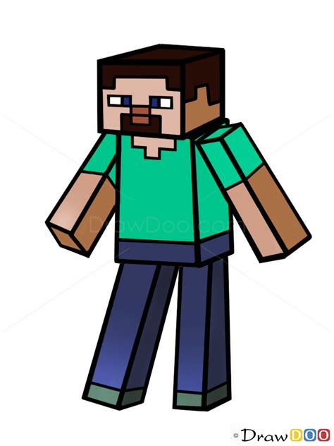How To Draw Steve How To Draw Minecraft Characters