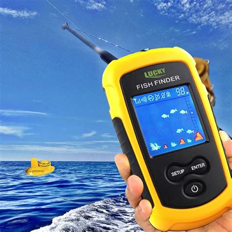 Portable Size Wireless Fish Finder Sonar Fishfinder 40m Depth Range