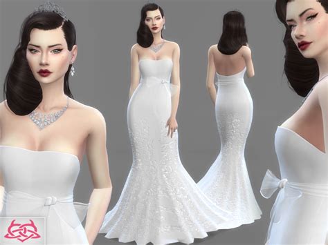 Wedding Dress 4 Original Mesh 3 Recolors New Mesh Made By Me Your