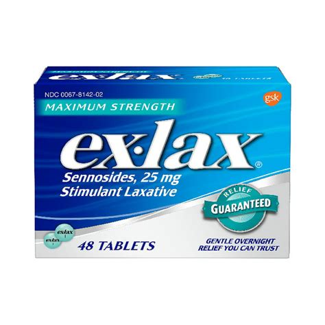 Ex Lax Maximum Strength Stimulant Laxative Pills For Constipation