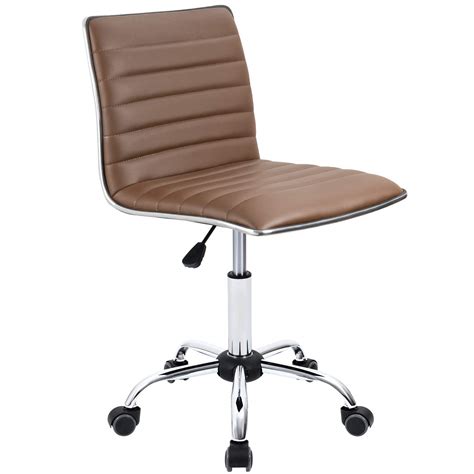 Armless, desk chairs office & conference room chairs : Walnew Task Chair Desk Chair Mid Back Armless Vanity Chair ...