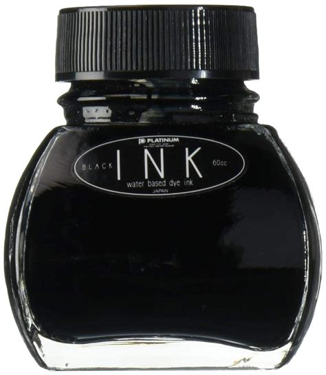 Platinum Black 60ml Bottled Ink Lemur Ink