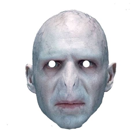 Voldemort Halloween Mask A4 Size Harry Potter Dark Lord Etsy Uk