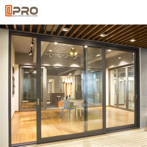 Thermal Break Aluminium Sliding Glass Doors Pintu Warna ...