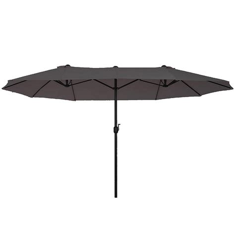 Outsunny 15ft Patio Umbrella Double Sided Outdoor Market Extra Large