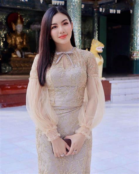 Myanmar Dress On Instagram Maymyintmo Myanmardress