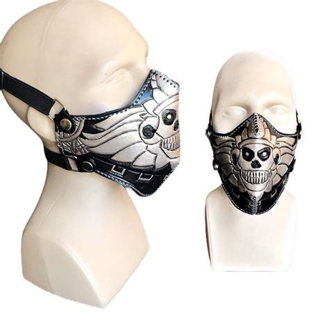 El Chicano Mask Motorcycle Mask Protective Mask Custom Etsy Leather