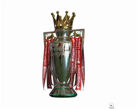 English Premier League Trophy 3d Model