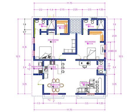 Flat Roof House Designs With Detail Dimension In AutoCAD File Cadbull Designinte Com