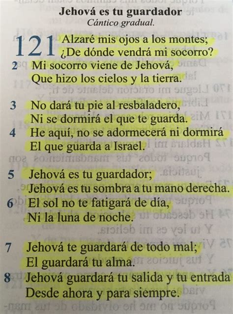 Salmo 121 Explicação De Cada Versículo