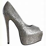 High Heel Shoes Silver Pictures