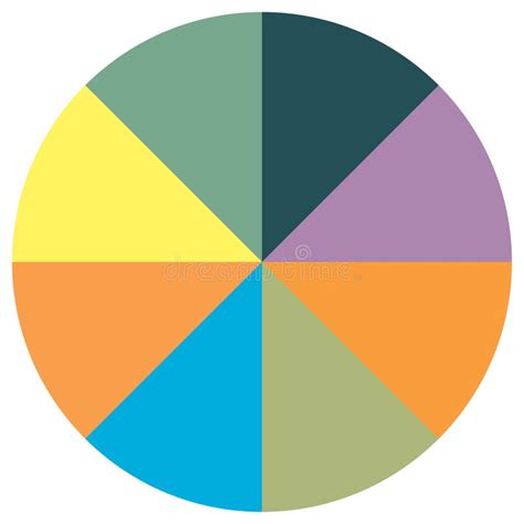 Pie Chart Pie Graph Circular Circle Diagram From Series With 2 To 65