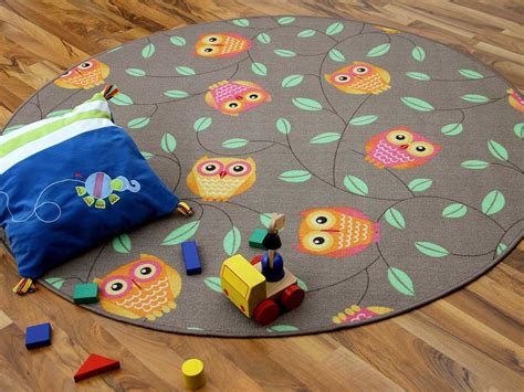 Ikea hemmahos spielteppich teppich zum spielen grau 100x160 cm spielzeug kinder. Kinder Spielteppich Eule Taupe Rund in 7 Größen Teppiche ...