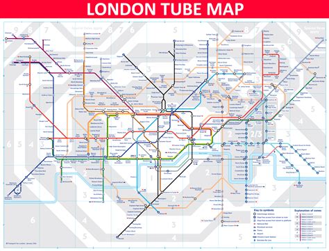 London Tube Map Large Size