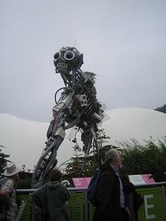Recycling man | Made entirely of household stuff such as was… | Flickr