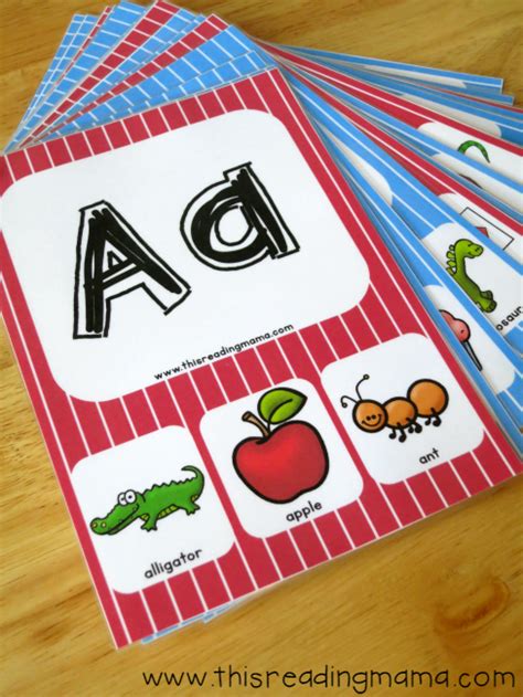 Free printable alphabet and phonics flash cards for your class. MEGA Pack of FREE Phonics Cards