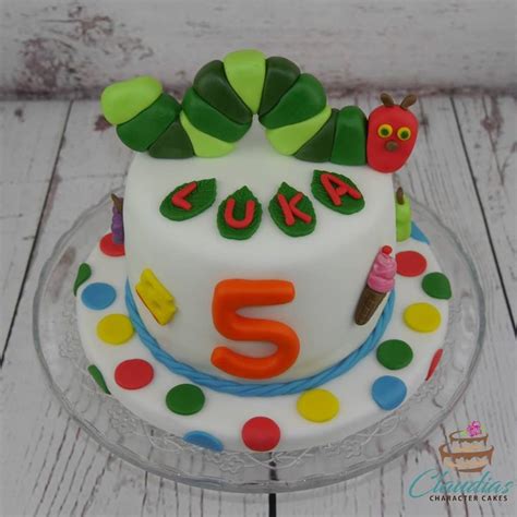 Die raupe nun damit anstreichen. Raupe Nimmersatt Torte | Hungry Caterpillar Cake # ...