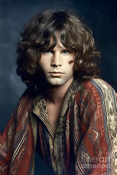 Jim Morrison 4 Digital Art By Mark Ashkenazi Fine Art America