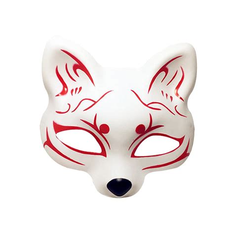 Yangyong Fox Cosplay Mask For Masquerade Halloween Japanese Kitsune Kabuki - low-cost YangYong Fox Cosplay Mask For Party Masquerade Ball Kabuki