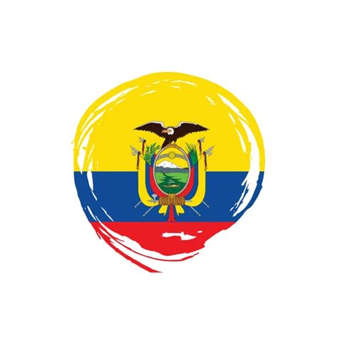 Ecuador Bandera Ilustración Vectorial — Vector De Stock © Artbutenkov