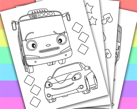 Baby Bus Coloring Pages