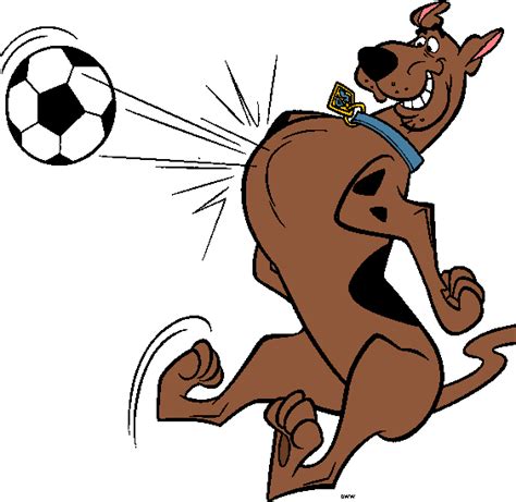 Scooby Doo Cartoon Phreek Scooby Doo Playing Soccer Clipart Full