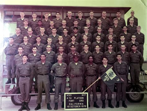 1970 79 Fort Ord Ca 1972fort Ordh 5 34th Platoon The Military