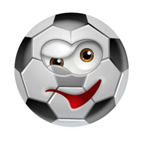 Discover free hd emoji png images. SoccerBall Wink Icon | Multiple Smileys Iconset | Icons-Land
