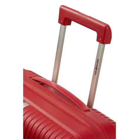 Kırmızı Samsonite Hi Fi 4 Tekerlekli Körüklü Kabin Boy Valiz 55cm