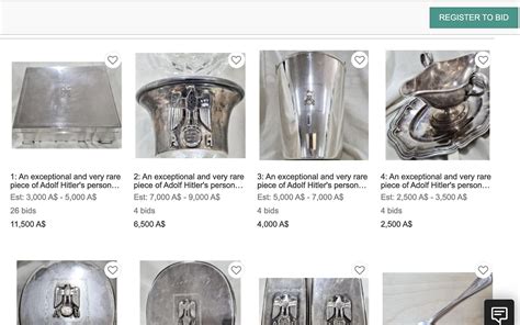 Australian watchdog slams 'perverse' auction of Hitler's personal items