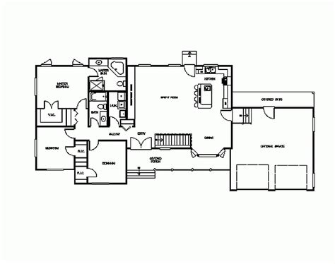 Ponderosa Ranch House Floor Plan Floorplansclick