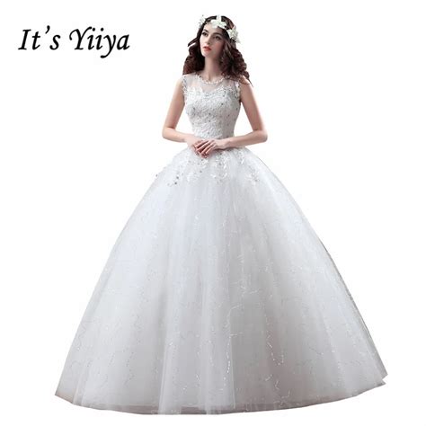 Free Shipping Yiiya 2016 New Cheap White Wedding Gowns Frocks Sex Wedding Dress Princess Wedding